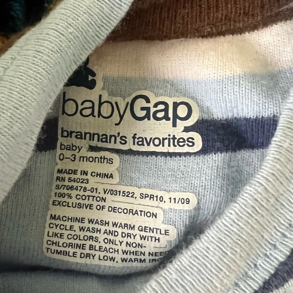 Gap Onesie Shorts & onesie top stripes cotton Baby Boys